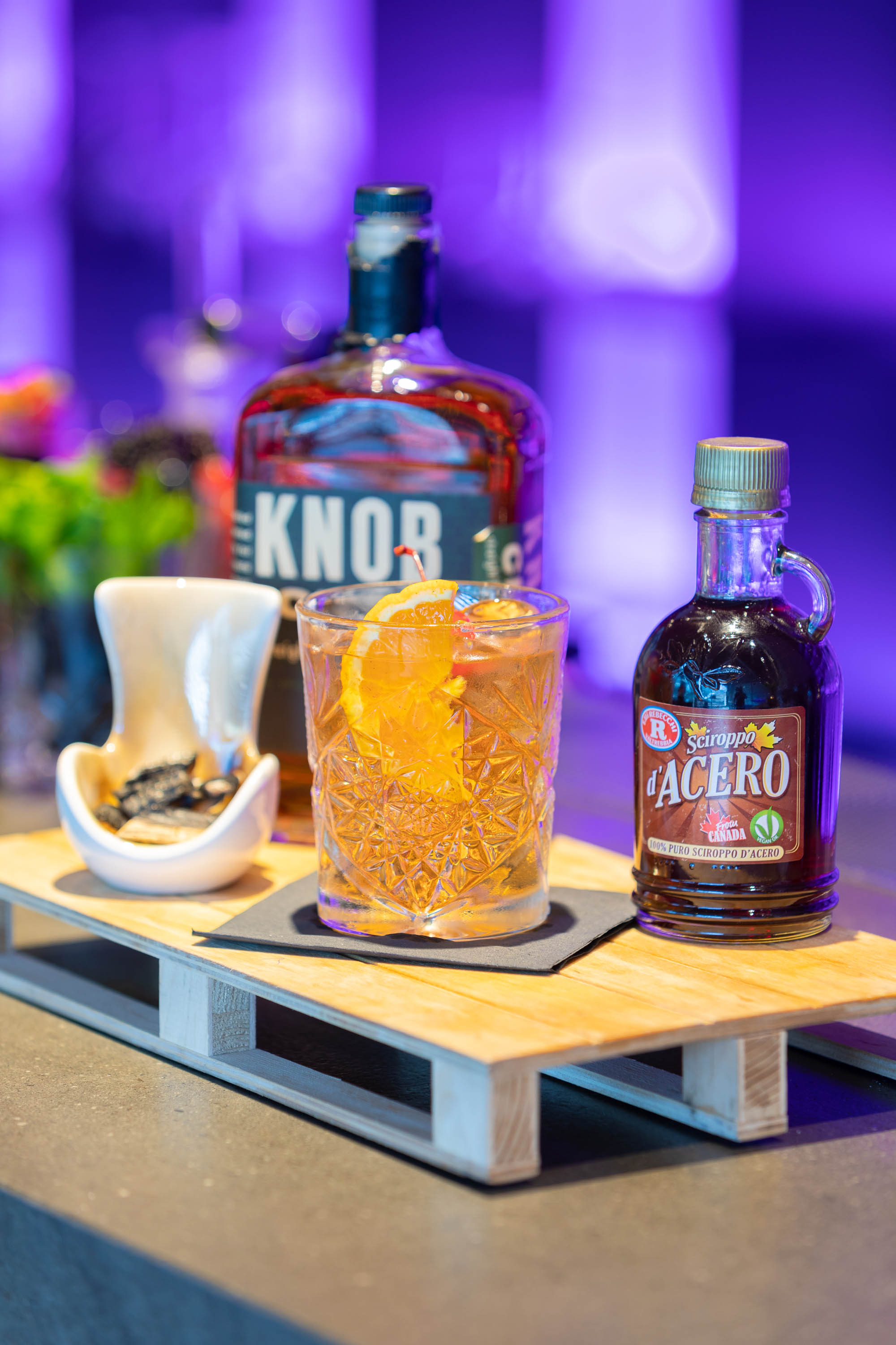 Cocktail alcolico a base di Knob e Sciroppo d'acero canadese