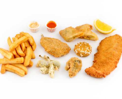 Servizio Fotografico Frittura di Pesce e Fish and Chips a Treviso