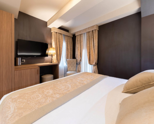 Fotografo camere e suite per l'Hotel Aquarius a Venezia